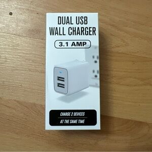 Dual USB Wall Charger 3.1 Amp